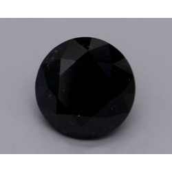 Diament o barwie fantazyjnej szlif okrągły, 0.63ct, VVS2, Fancy Black, GIA 6234078072