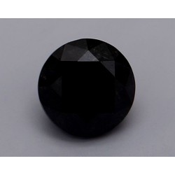 Diament o barwie fantazyjnej szlif okrągły, 0.61ct, VVS2, Fancy Black, GIA 7235078519