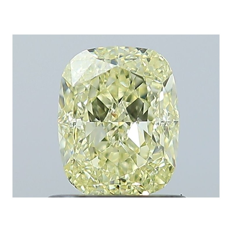 Diament o barwie fantazyjnej szlif poduszkowy modyfikowany, 1.02ct, VS1, Fancy Yellow, GIA 5533134072