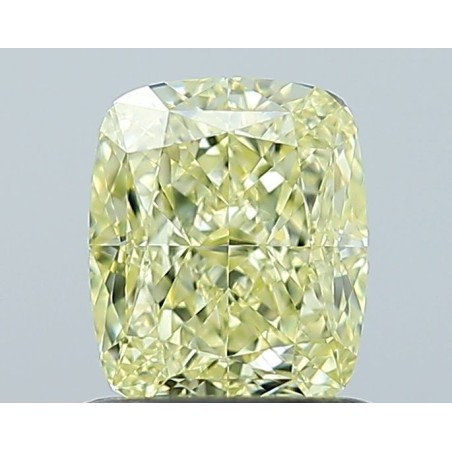 Diament o barwie fantazyjnej szlif poduszkowy modyfikowany, 1.03ct, VVS2, Fancy Yellow, GIA 6531109035