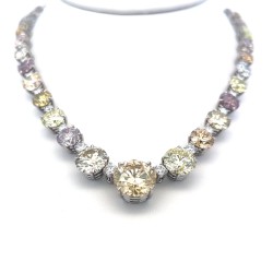 Diament o barwie fantazyjnej szlif okrągły, 1.2ct, SI1, Very Light Yellow Green, GIA 2135822626