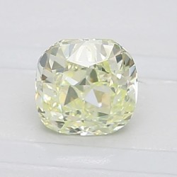 Diament o barwie fantazyjnej szlif poduszkowy brylantowy, 0.95ct, VS2, Light Green Yellow, GIA 6147041309