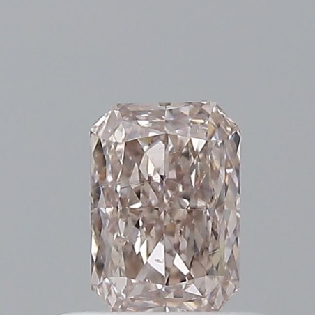 Diament o barwie fantazyjnej radiant, 0.5ct, SI2, Fancy Pinkish Brown, GIA 2517901393