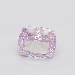 Diament o barwie fantazyjnej szlif poduszkowy brylantowy, 0.51ct, SI1, Fancy Pink Purple, GIA 6231019252