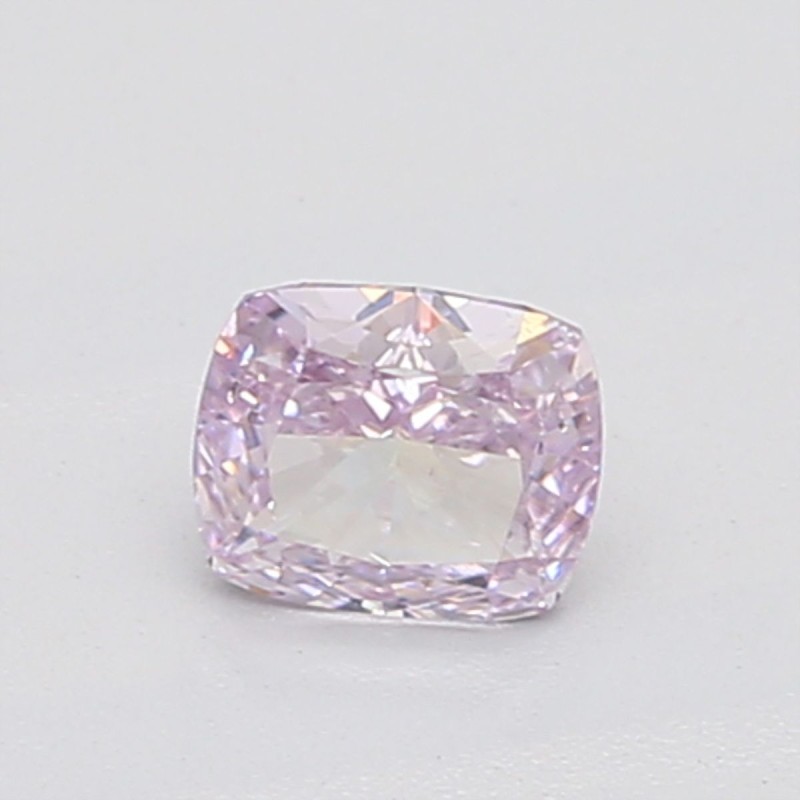 Diament o barwie fantazyjnej szlif poduszkowy brylantowy, 0.51ct, SI1, Fancy Pink Purple, GIA 6231019252