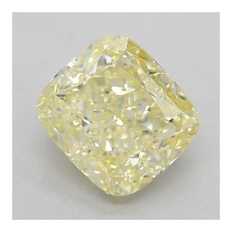Diament o barwie fantazyjnej szlif poduszkowy brylantowy, 1.02ct, SI2, Fancy Yellow, GIA 6212111149