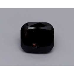 Diament o barwie fantazyjnej szlif poduszkowy brylantowy, 0.88ct, VVS2, Fancy Black, GIA 7235319313