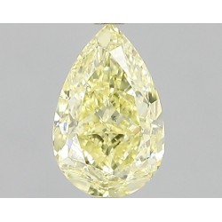 Diament o barwie fantazyjnej szlif gruszkowy, 1.03ct, SI1, Fancy Intense Yellow, GIA 6234210365