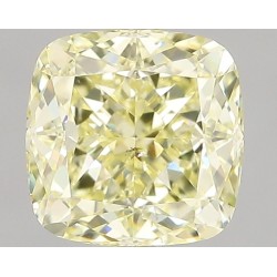 Diament o barwie fantazyjnej szlif poduszkowy brylantowy, 1.51ct, SI1, Fancy  Yellow, GIA 6234068816