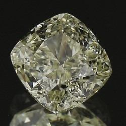 Diament o barwie fantazyjnej szlif poduszkowy modyfikowany, 1.34ct, SI1, Fancy Light Yellow, GIA 7231952520