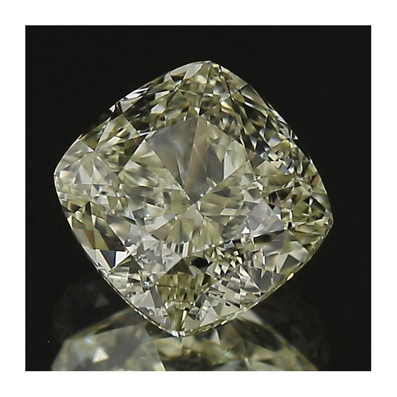 Diament o barwie fantazyjnej szlif poduszkowy modyfikowany, 1.34ct, SI1, Fancy Light Yellow, GIA 7231952520