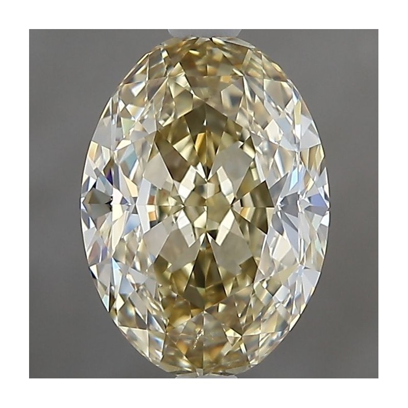 Diament o barwie fantazyjnej szlif owalny, 1.5ct, SI1, Fancy Yellow Brown, GIA 1507575542