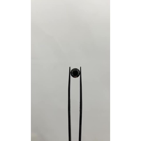 Diament o barwie fantazyjnej szlif okrągły, 1.4ct, VVS2, Fancy Black, GIA 5496922379