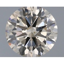 Diament o barwie fantazyjnej szlif okrągły, 0.5ct, SI1, Fancy Light Brown, IGI 329855450
