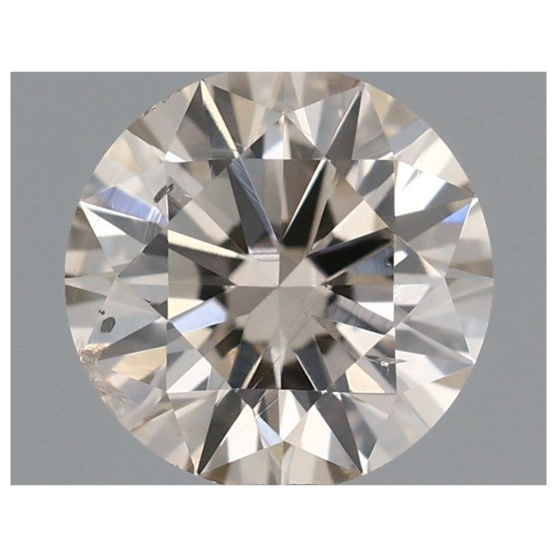 Diament o barwie fantazyjnej szlif okrągły, 0.62ct, SI1, Fancy Light Brown, IGI 350879647