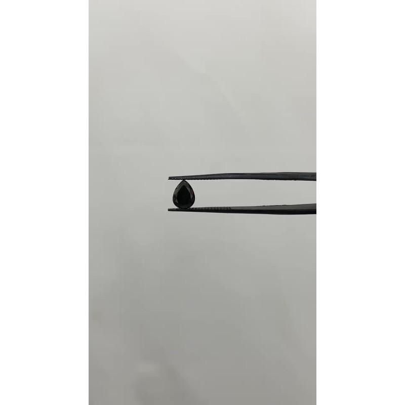 Diament o barwie fantazyjnej szlif gruszkowy, 1.18ct, VVS2, Fancy Black, GIA 5234370712