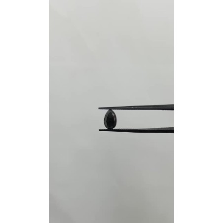 Diament o barwie fantazyjnej szlif gruszkowy, 0.93ct, VVS2, Fancy Black, GIA 5503160692
