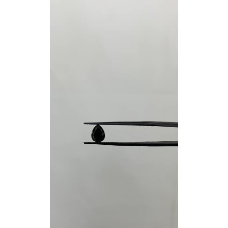 Diament o barwie fantazyjnej szlif gruszkowy, 1.23ct, VVS2, Fancy Black, GIA 2235370776