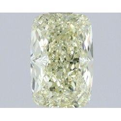 Diament o barwie fantazyjnej szlif poduszkowy brylantowy, 1.51ct, VS2, Fancy Light Yellow, GIA 7528935488