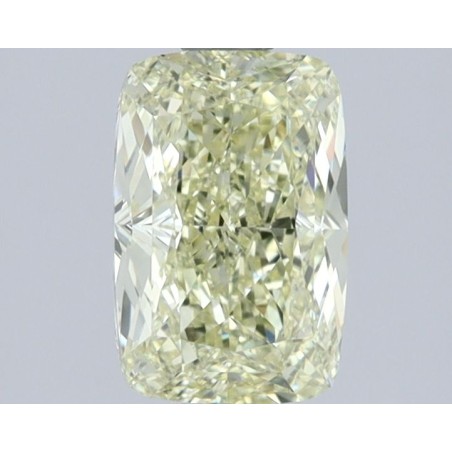 Diament o barwie fantazyjnej szlif poduszkowy brylantowy, 1.51ct, VS2, Fancy Light Yellow, GIA 7528935488