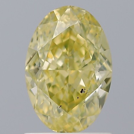 Diament o barwie fantazyjnej szlif owalny, 1.19ct, SI1, Fancy Intense  Yellow, GIA 6365100233