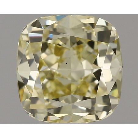 Diament o barwie fantazyjnej szlif poduszkowy modyfikowany, 0.81ct, VS2, Fancy Brownish Greenish Yellow, GIA 2146085955