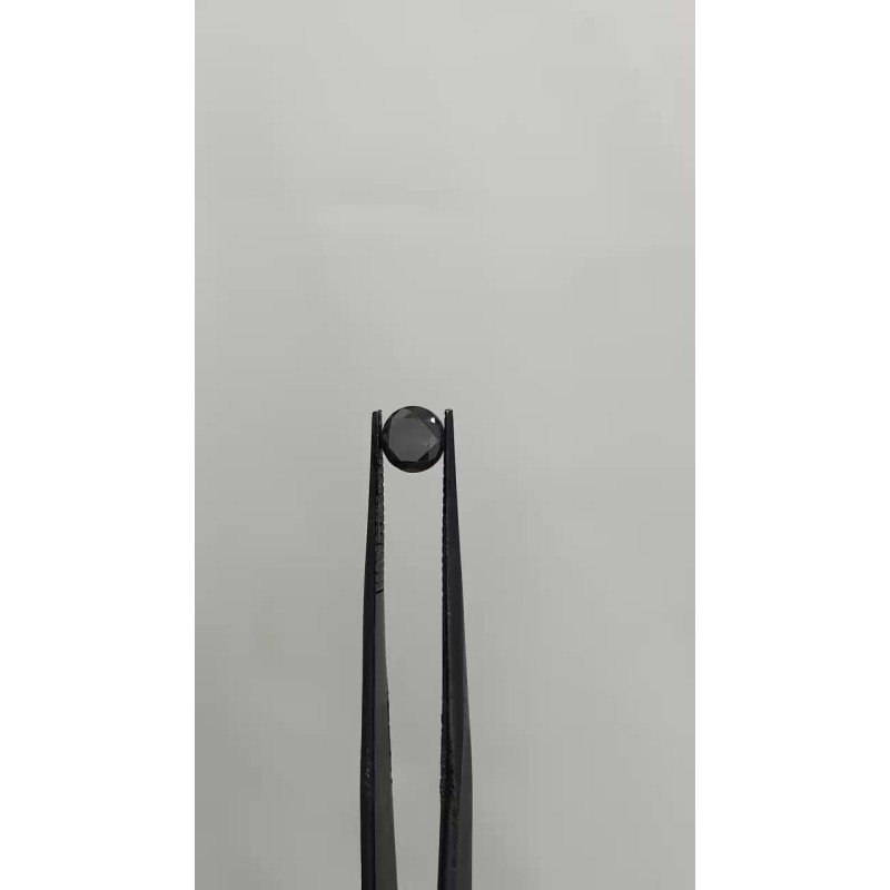 Diament o barwie fantazyjnej szlif okrągły, 0.82ct, VVS2, Fancy Black, GIA 7506703894