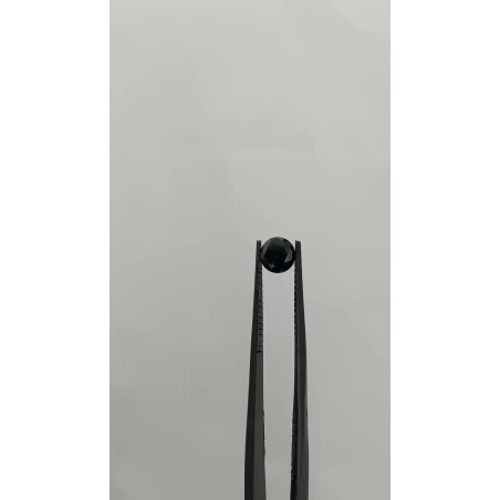 Diament o barwie fantazyjnej szlif okrągły, 0.69ct, VVS2, Fancy Black, GIA 2235431334