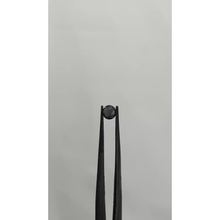 Diament o barwie fantazyjnej szlif okrągły, 0.54ct, VVS2, Fancy Black, GIA 6502703290