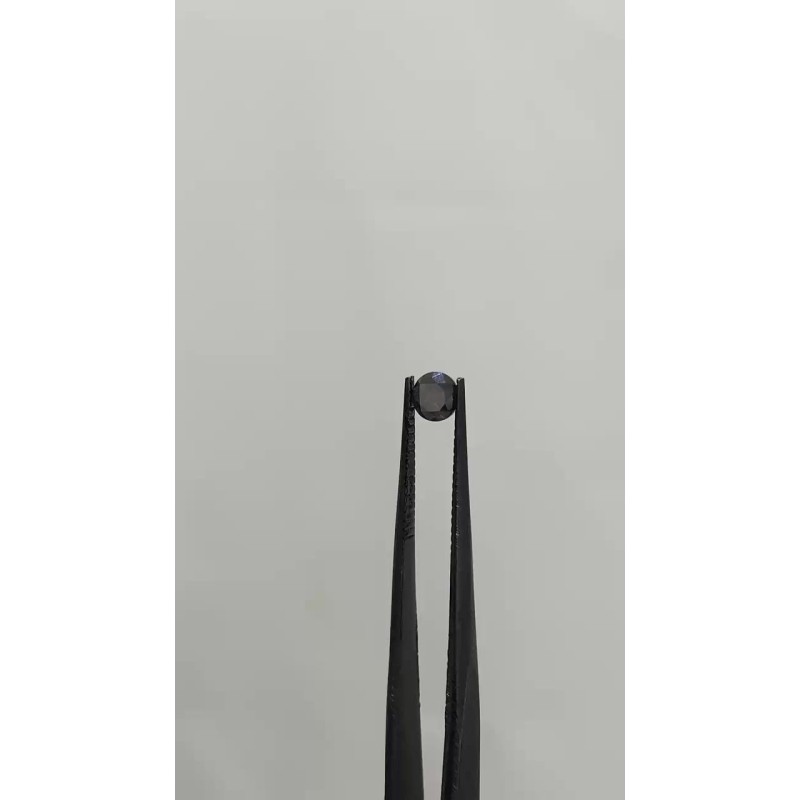 Diament o barwie fantazyjnej szlif okrągły, 0.4ct, VVS2, Fancy Black, GIA 3505703752