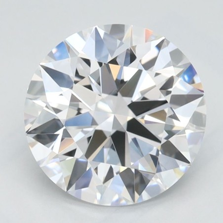 Diament laboratoryjny bezbarwny szlif okrągły, 2.03ct, IF, D, IGI LG722579437