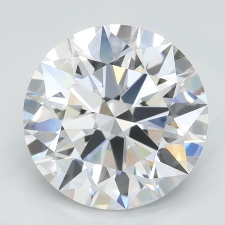 Diament laboratoryjny bezbarwny szlif okrągły, 2.06ct, IF, D, IGI LG722579433