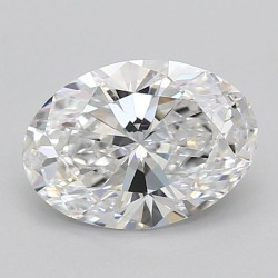 Diament laboratoryjny bezbarwny szlif owalny, 2.07ct, VVS1, D, IGI LG722562599