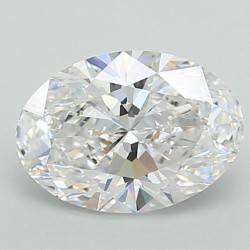 Diament laboratoryjny bezbarwny szlif owalny, 2.28ct, VVS1, D, GIA 7531425835