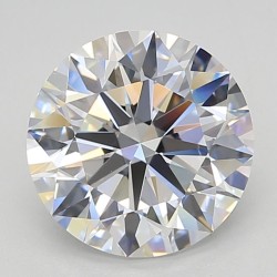 Diament laboratoryjny bezbarwny szlif okrągły, 2.74ct, VVS1, D, GIA 1537426239