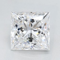 Diament laboratoryjny bezbarwny szlif princess, 1.57ct, VVS1, D, IGI LG646476421