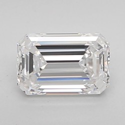 Diament laboratoryjny bezbarwny szlif szmaragdowy, 1.09ct, VVS1, D, IGI LG706576038