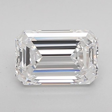 Diament laboratoryjny bezbarwny szlif szmaragdowy, 1.09ct, VVS1, D, IGI LG706576038