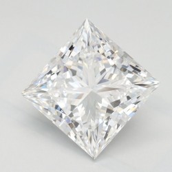 Diament laboratoryjny bezbarwny szlif princess, 2.09ct, VVS1, D, IGI LG723533540