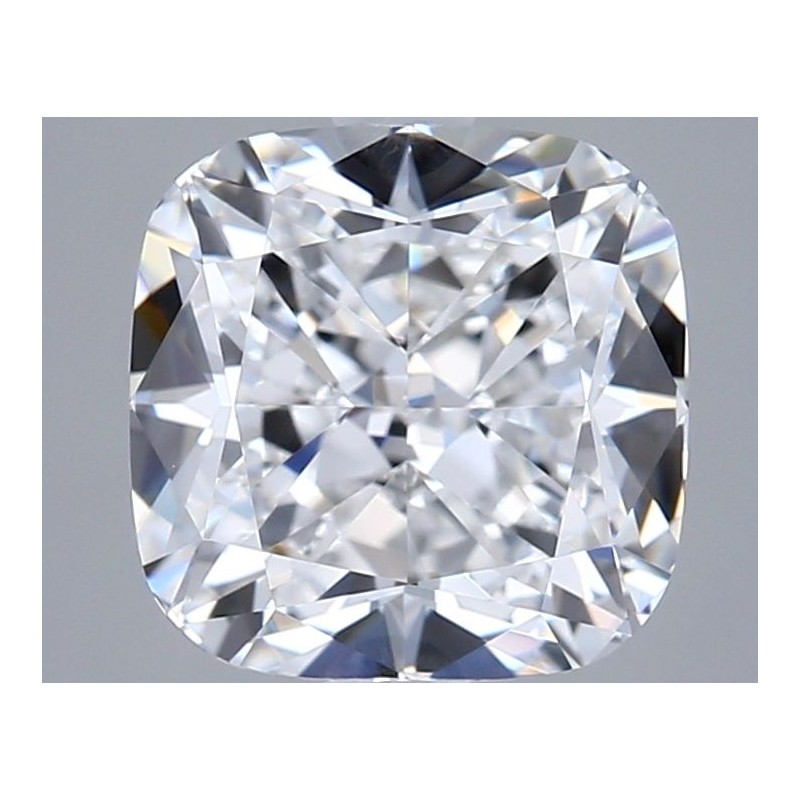 Diament laboratoryjny bezbarwny szlif poduszkowy brylantowy, 2.9ct, VVS2, E, GIA 7538419344