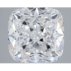 Diament laboratoryjny bezbarwny szlif poduszkowy brylantowy, 2.71ct, VVS1, E, GIA 1537390247