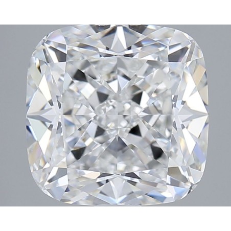 Diament laboratoryjny bezbarwny szlif poduszkowy brylantowy, 2.71ct, VVS1, E, GIA 1537390247