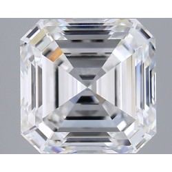 Diament laboratoryjny bezbarwny asscher, 2.59ct, VVS2, F, GIA 2534418417