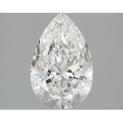 Diament laboratoryjny bezbarwny szlif gruszkowy, 1.59ct, VVS2, D, IGI LG698531485