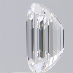 Diament laboratoryjny bezbarwny szlif szmaragdowy, 1.58ct, VVS2, D, IGI LG502110159