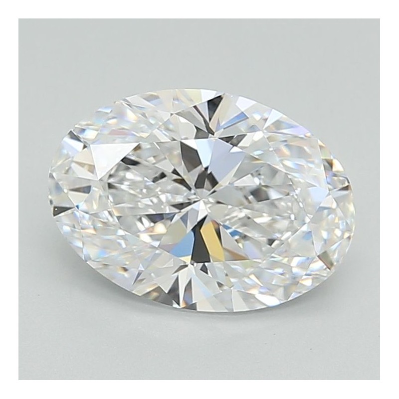 Diament laboratoryjny bezbarwny szlif owalny, 3ct, VVS2, D, GIA 5536388009