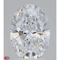 Diament laboratoryjny bezbarwny szlif owalny, 2.03ct, VVS1, D, IGI LG737582180
