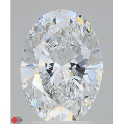 Diament laboratoryjny bezbarwny szlif owalny, 2.07ct, VVS1, D, IGI LG735572594