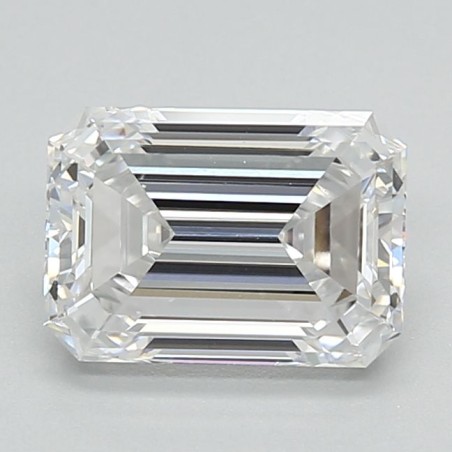 Diament laboratoryjny bezbarwny szlif szmaragdowy, 1.59ct, VVS1, E, IGI LG710522974