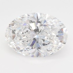 Diament laboratoryjny bezbarwny szlif owalny, 2.29ct, VVS1, D, GIA 7508547421